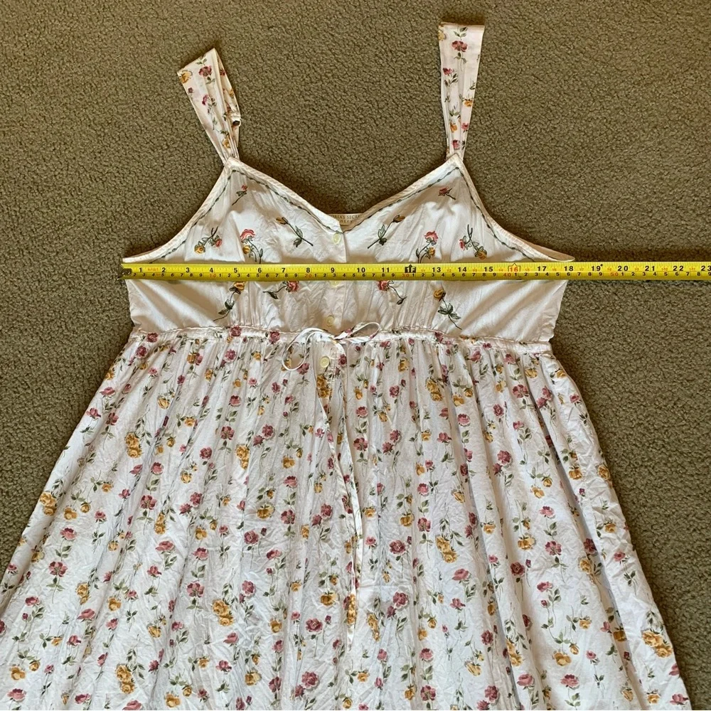 Vintage Victoria’s Secret Country Floral Boho Dress Prairie Gown Cottage Medium - Picture 13 of 16